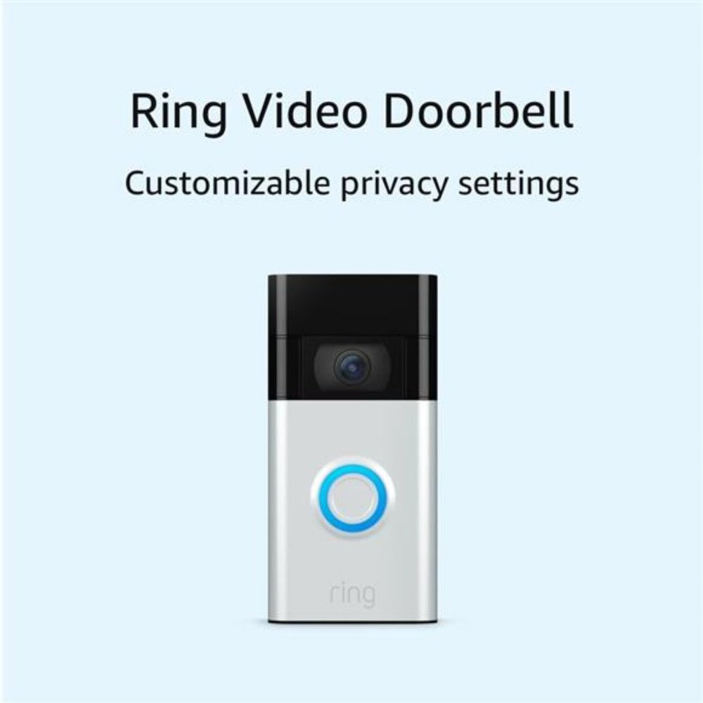 Ring Video Doorbell 1080p HD video, improved motion detection, easy installation